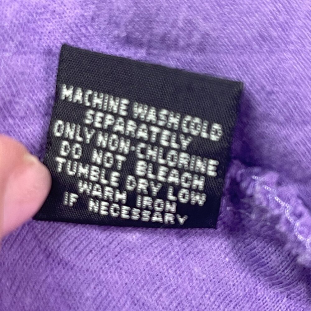 Itsu Size Small Quilted Zip-Up Jacket Purple Cotton Blend Lightweight  Pre-Owned - Picture 7 of 7